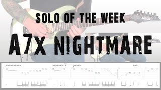 Solo Of The Week 24 Avenged Sevenfold  Nightmare [upl. by Tnecniv]