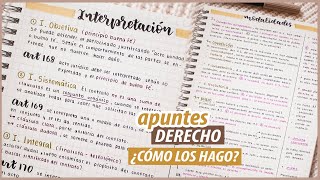 ¿CÓMO HAGO MIS APUNTES Tips para apuntes ordenados útiles y bonitos [upl. by Dabney363]