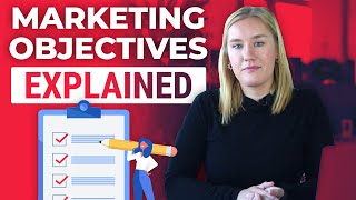 Marketing Objectives Explained  10 Examples [upl. by Shetrit104]