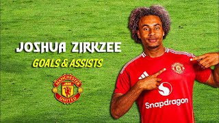 Joshua Zirkzee  All 19 Goals amp Assists 20232024 [upl. by Rochester427]