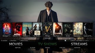 THE BEST KODI 18 BUILD FOR YOUR DEVICE THE ARTSY MEDIA BUILD [upl. by Aicat]