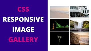 Responsive Image Gallery with HTML amp CSS Flexbox [upl. by Saundra]