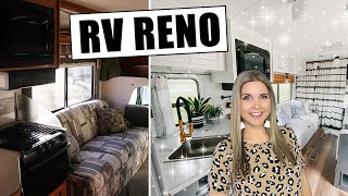 RV RENOVATION ON A BUDGET 🔵 Step by Step RV Makeover [upl. by Vernor]