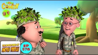 Fauji Uncle  Motu Patlu in Hindi  3D Animated cartoon series for kids  As on Nickelodeon [upl. by Lamdin235]