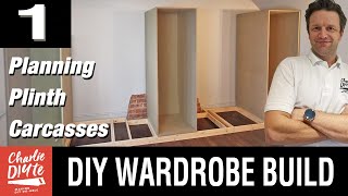 DIY Fitted Wardrobe Build with Basic Tools  Video 1  PLINTH amp CARCASSES [upl. by Mella653]