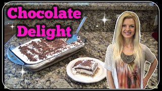 Chocolate Delight  4 Layer Dessert Recipe [upl. by Edorej]