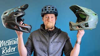 What MTB Helmet Open Face Full Face Or Convertible [upl. by Ydeh]