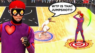 I used the UGLIEST JUMPSHOT in NBA 2K24 history [upl. by Alves]