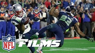 1 Malcolm Butlers Goal Line Pick in Super Bowl XLIX  NFL Films  Top 10 Interceptions [upl. by Bekaj212]