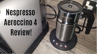 Nespresso Aeroccino 4 Milk Frother Review  Worth upgrading from the Aeroccino 3 [upl. by Rayburn333]