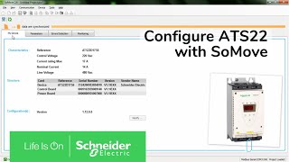 How to connect and configure ATS22 with SoMove  Schneider Electric Support [upl. by Eed]