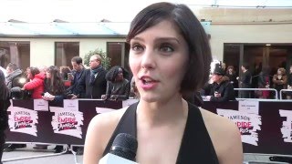 Annabel Scholey Interview Walking On Sunshine Premiere [upl. by Hallutama456]