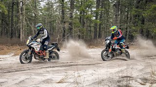 KTM 790 Adventure R VS KTM 1090 Adventure R A Quick Comparison [upl. by Aicilana]