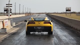 2015 C7 Corvette with 8speed Auto  14 Mile Testing [upl. by Evita]