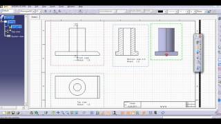 SECTIONS VIEW CATIA V5 [upl. by Halden]