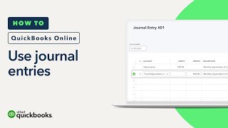 How to use journal entries in QuickBooks Online [upl. by Yemrej]