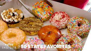 Best Doughnuts In Every State  50 State Favorites [upl. by Ilatfan]