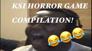 KSI and Deji horror game compilation FUNNY [upl. by Yddur946]