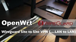 OpenWRT  Site to Site VPN configuration with Wireguard [upl. by Agnot122]