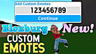 Custom Emote Codes  IDs In Bloxburg Roblox  Aesthetic Bloxburg Emote Codes NEW SECRET CODES 2024 [upl. by Borgeson]