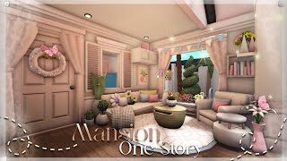 BLOXBURG 30k Modern Mansion One Story House Build  bloxburg house build  bloxburg speed build [upl. by Nikaniki]