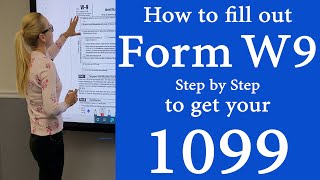 W9 Tax Form  How to fill out a Form W9 Tax Form W9 and the 1099 Form W9  W9 Tax Form Explained [upl. by Mirisola644]