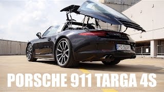 ENG Porsche 911 991 Targa 4S  Test Drive and Review [upl. by Aioj]