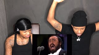 Hip Hop Heads first time hearing Opera Luciano Pavarotti  Nessun Dorma REACTION [upl. by Alul]