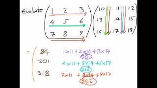 How to Multiply Matrices  A 3x3 Matrix by a 3x3 Matrix [upl. by Seeto794]