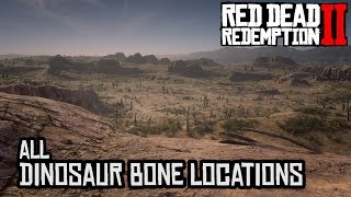 RDR2 All Dinosaur Bones Red Dead Redemption guide [upl. by Marte224]