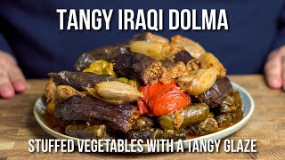 Tangy Iraqi Dolma the GREATEST of all stuffed vegetable recipes [upl. by Orland525]