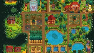 Stardew valley  Forest Farm Tour [upl. by Fabi]