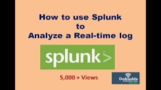 How to use splunk to analyze a realtime log  Splunk tutorial [upl. by Ahsias]