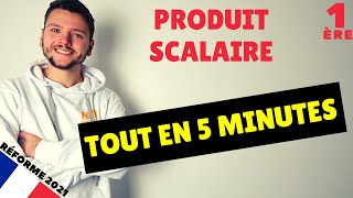 Le produit scalaire en 5 minutes  Spé maths  Première [upl. by Eiramenna]