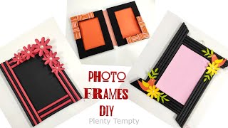 3 Easy Photo Frame Ideas  Unique Handmade Photo Frames  Quick Photo Frame Making At Home  DIY [upl. by Eixor]