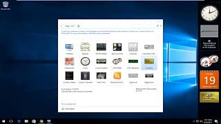 How To InstallEnable Gadgets On Windows 10 [upl. by Yks322]