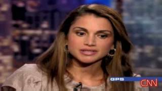 HM Queen Rania interview with CNN Part 1 0f 2 [upl. by Sonitnatsok]