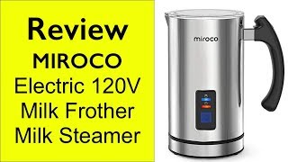 Review Miroco Milk Frother  How to make froth milk at home [upl. by Aretak]