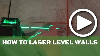 How to Frame Perfect Walls Using a Laser Level Perfect Plumb Walls [upl. by Lrak]