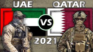 UAE vs Qatar Military Power Comparison 2021 [upl. by Loria]