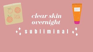 clear skin overnight ⎮𝓈𝓁𝑒𝑒𝓅 𝓈𝓊𝒷𝓁𝒾𝓂𝒾𝓃𝒶𝓁⎮⚠️ POWERFUL ⚠️ 8 hr ⎮wake up with clear skin [upl. by Alrahs]