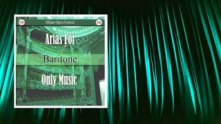 Opera Arias for Baritone Music Only [upl. by Hgielyak]