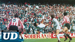 32 años del Señor Gol de Hugo Sánchez en el Real Madrid [upl. by Animrelliug]