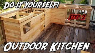 How to Build an Outdoor Kitchen  DIY Outdoor Kitchen [upl. by Spike]