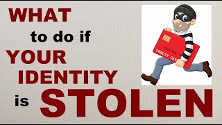 What To Do If Your Identity Is STOLEN [upl. by Atiker]