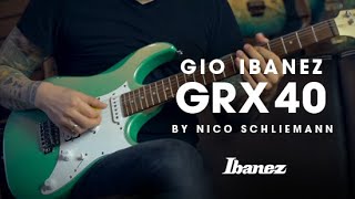 Ibanez GRX40 Demo by Nico Schliemann [upl. by Wilbert]