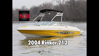 2004 Rinker 212 Captiva RX1  On Water  N3 Boatworks [upl. by Alwyn]