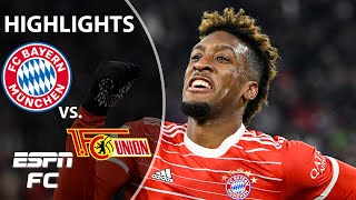 Bayern Munich DOMINANT vs Union Berlin  Bundesliga Highlights  ESPN FC [upl. by Skinner]