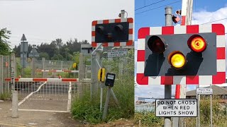 Manor Way Level Crossing London [upl. by Trammel570]