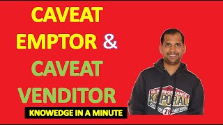 Caveat Emptor  Meaning  Indian Contract Act  Business Law  Study at Home with me [upl. by Colline]